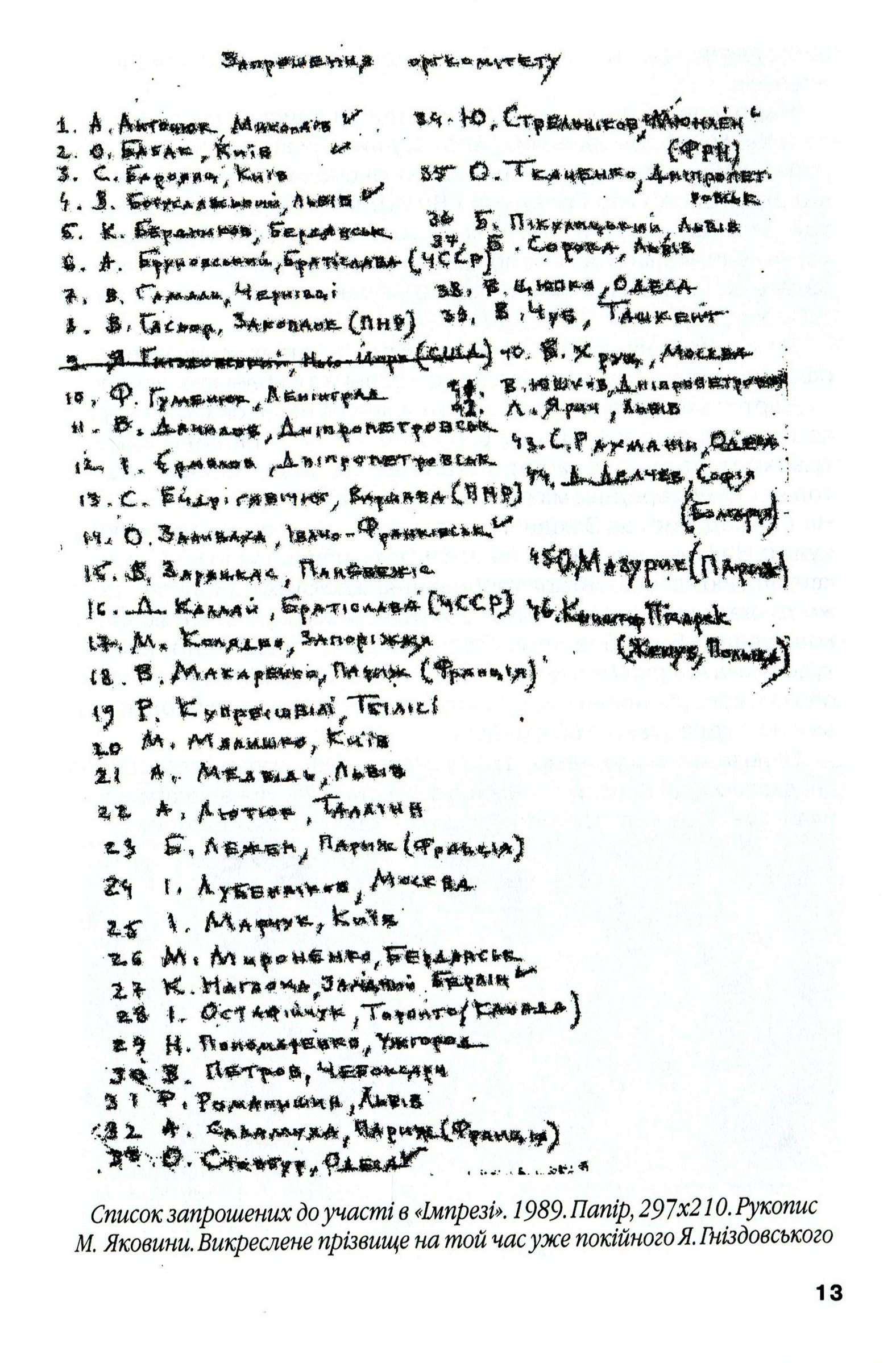 №37 "Імпреzа міжнародна бієнале"